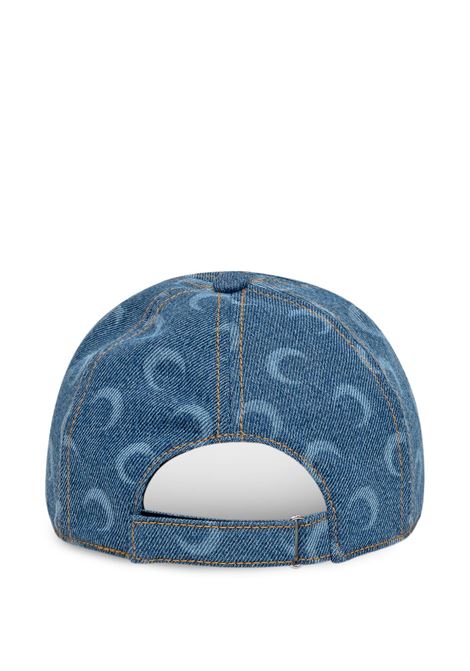 denim moon baseball cap unisex blue MARINE SERRE | UHG048ACDEN0011BL05